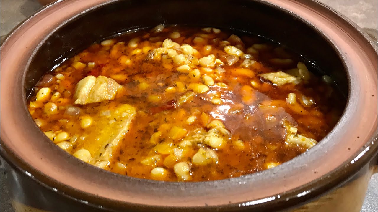 Боб в гърне ( в гювеч ) / Фасоль в горшочке, томлённая в духовке - рецепт по-болгарски