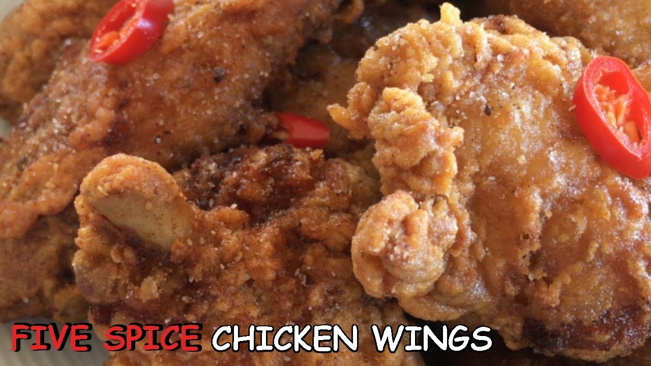 Five Spice Chicken Wings | The Best Asian Style Crispy Chicken Wings