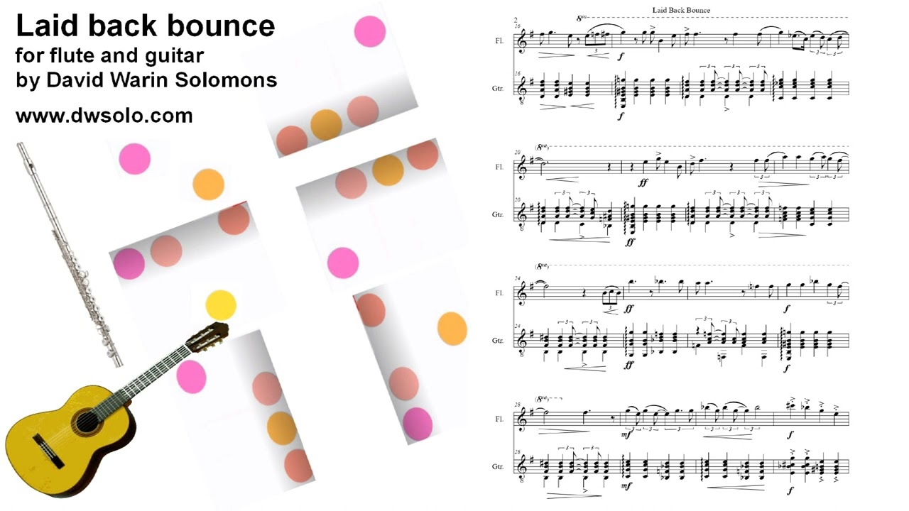 Laid back bounce for flute and guitar