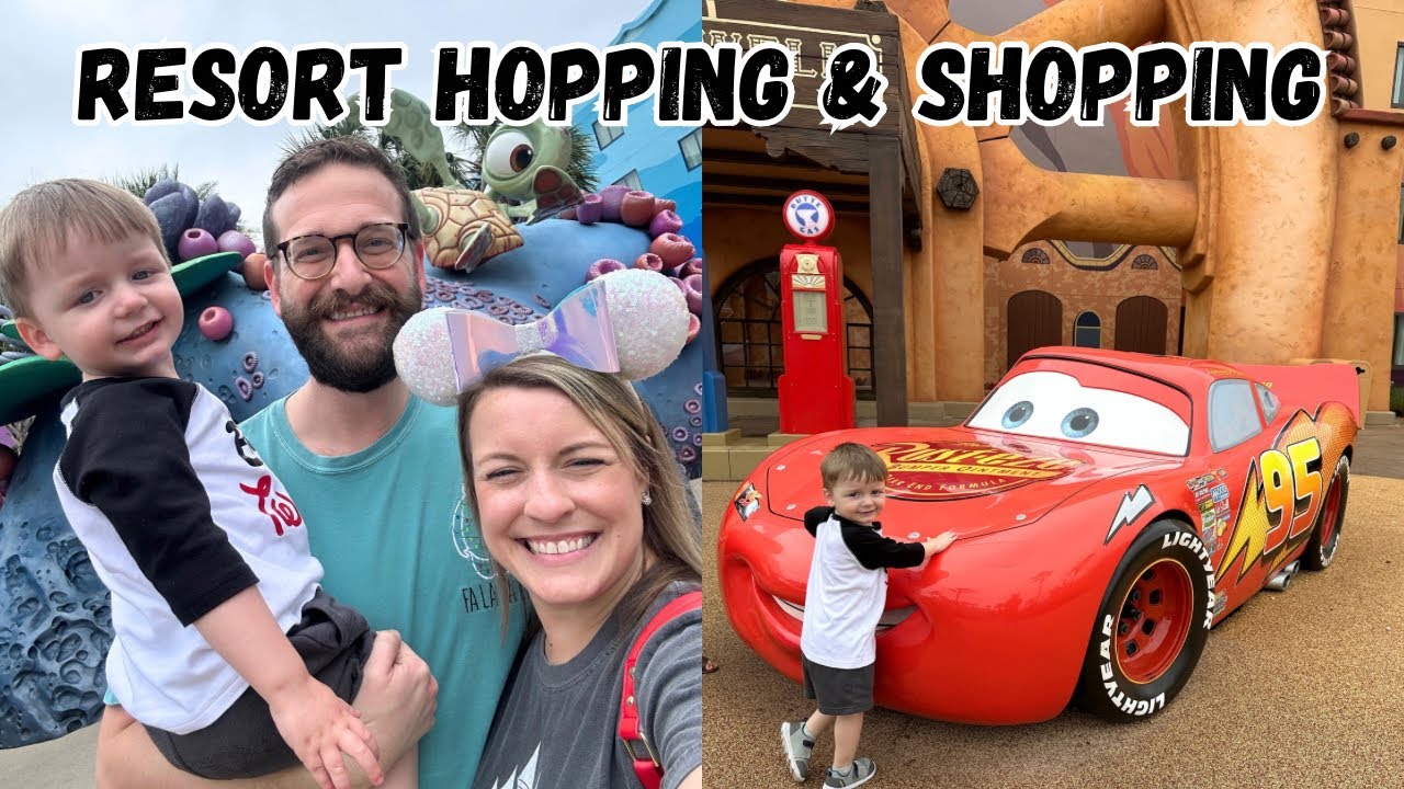 LAST DISNEY DAY!! Resort Hopping & Disney World Outlets!!