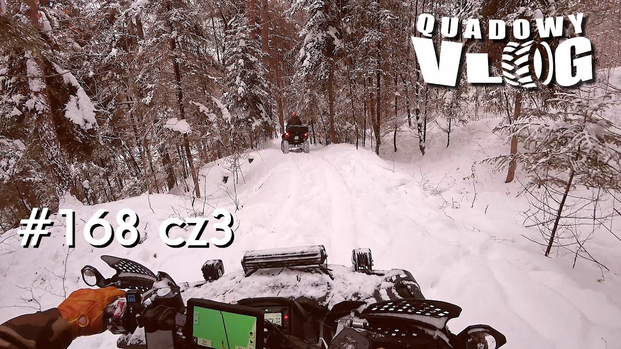 #168 cz3 - Test Cf Moto 625 short, Lubenia Zimą, Przecieramy nowe szlaki na quadach (quad vlog atv)