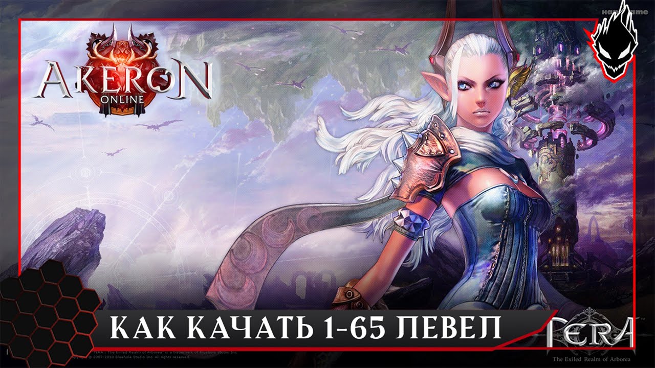 Tera - Сервер Akeron - Гайд по прокачке с 1 по 65-ый уровень. Промокод на вип.