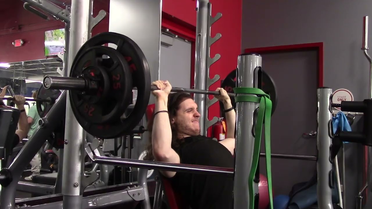 190lb Shoulder Press PR! (8 second grind) | Brey Fitness