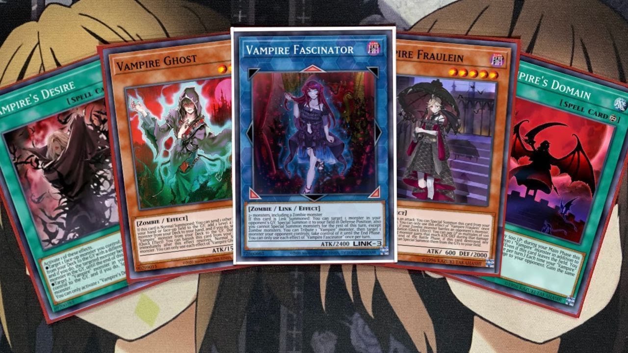 My Vampire Yugioh Deck Profile for April 2023