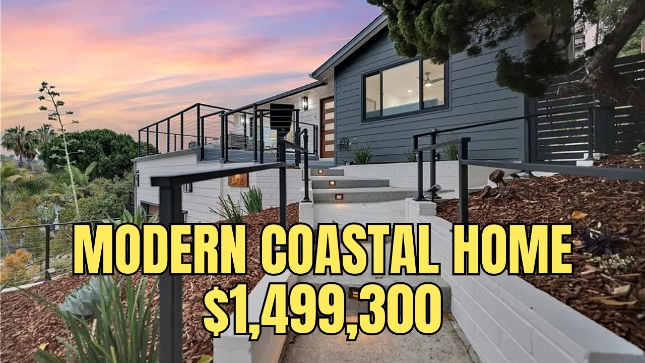 San Diego Property Tours: Coastal Luxury Living in Point Loma | $1.49M Roseville Home Tour 🏡