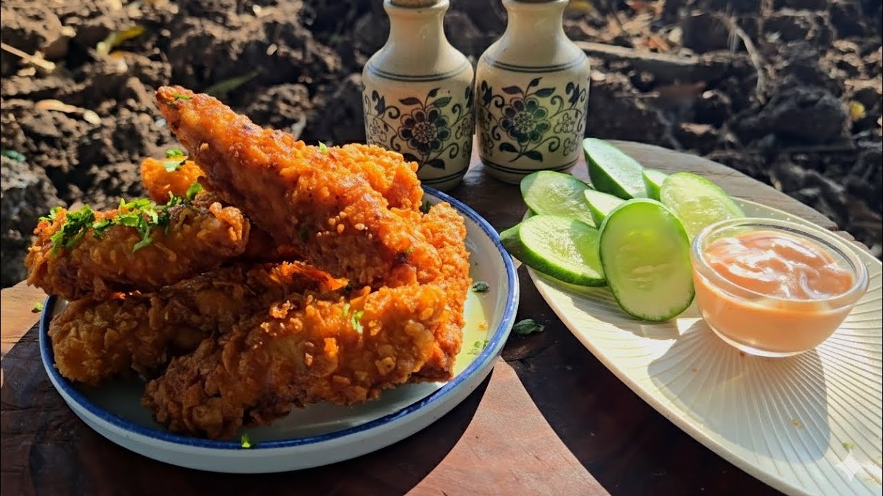 “No KFC? No problem! Let’s make it better outdoors 🍗”                            