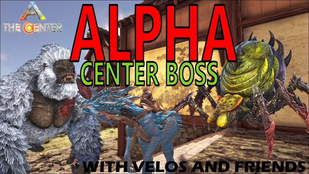 UNEXPECTED RESULTS ALPHA CENTER BOSS FIGHT WITH VELONASAURS!!! ARK, The Center