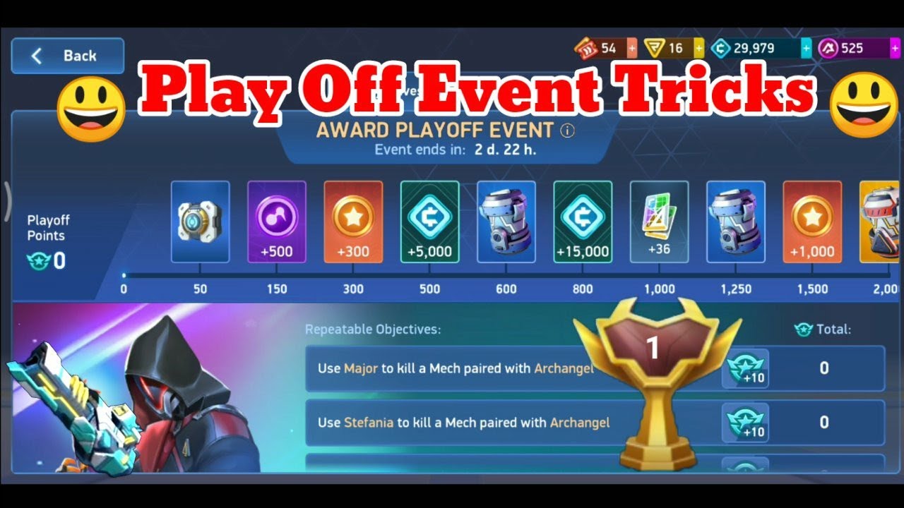 Play Off Event For EM Riffle Tricks 😱 Mech Arena PlayOff Event Full Details 😠 #mecharenaevents