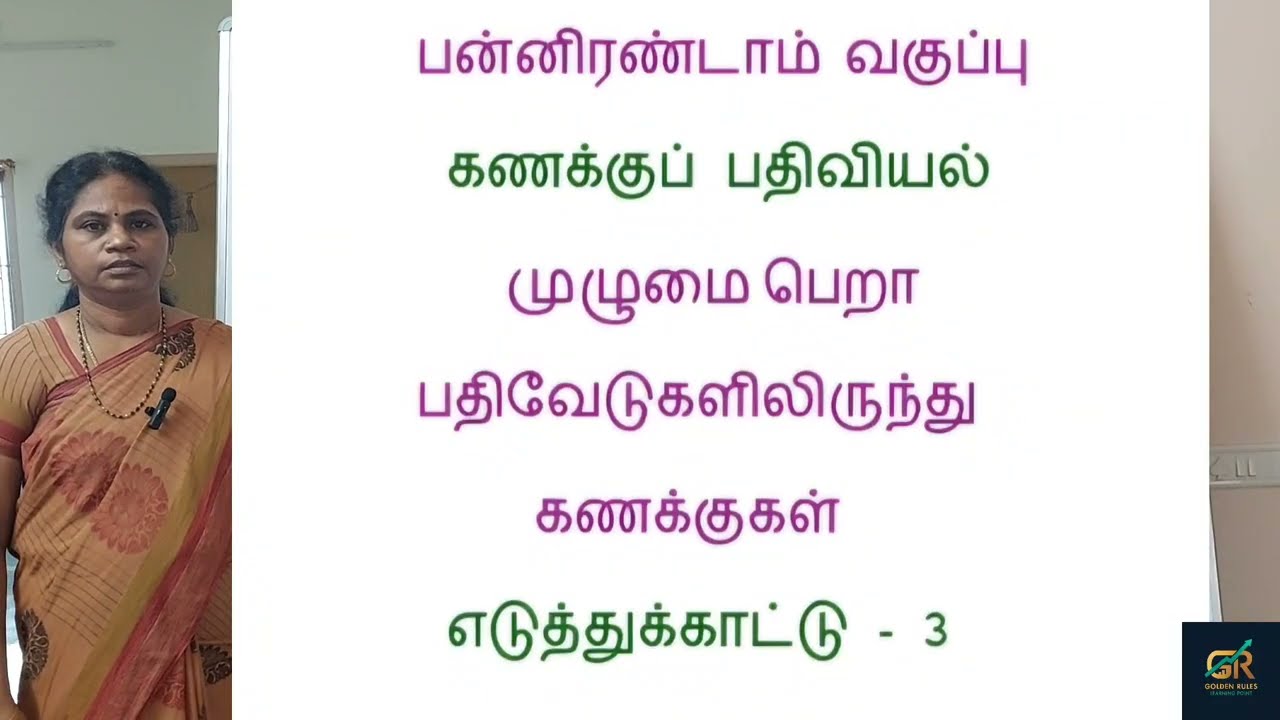 12th Accountancy (TM) - Ln 1 - Example - 3