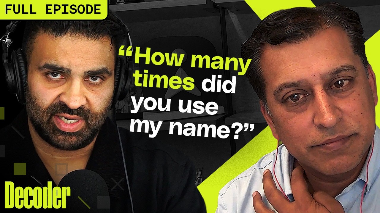 Confronting the CEO of the AI company that impersonated me | Decoder