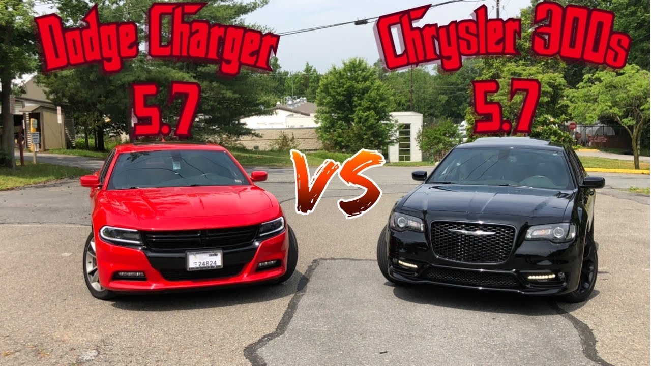 DODGE CHARGER против CHRYSLER 300! (КТО БЫСТРЕЕ)