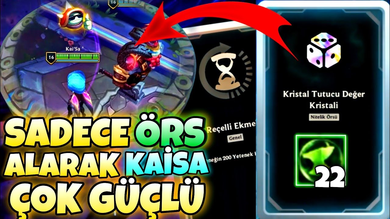 KAİSA İLE SADECE ÖRS ALARAK WİN ALMAK - LOL ARENA MODU