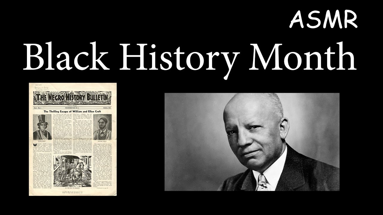 Black History Month "The Negro History Bulletin" -  ASMR - soft-spoken relaxing ASMR lofi