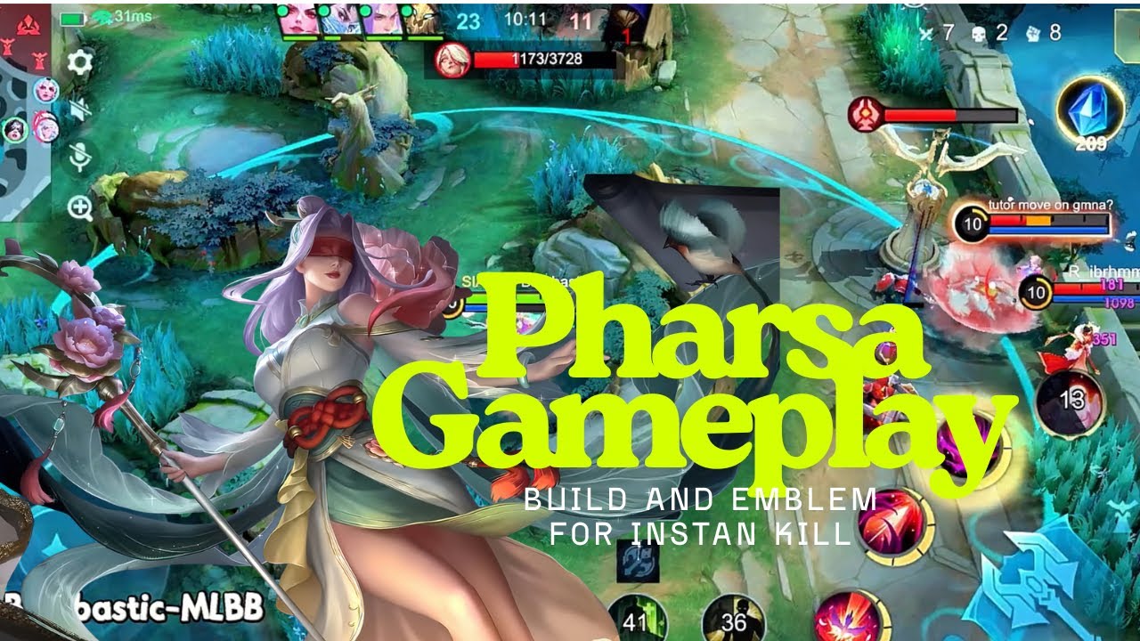 Pharsa Gameplay | Build Instan Kill #mobilelegends #mobilelegendsbangbang #mlbb #fyp 