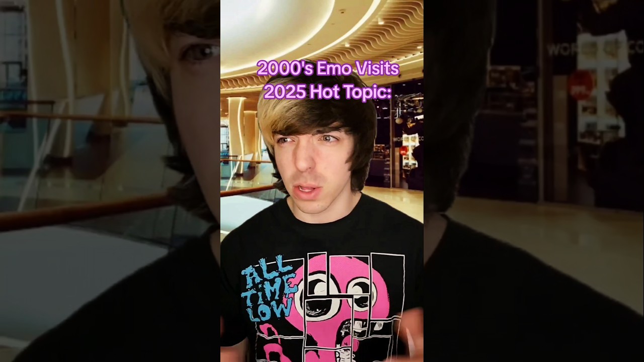 2000's Emo Visits 2025 Hot Topic 