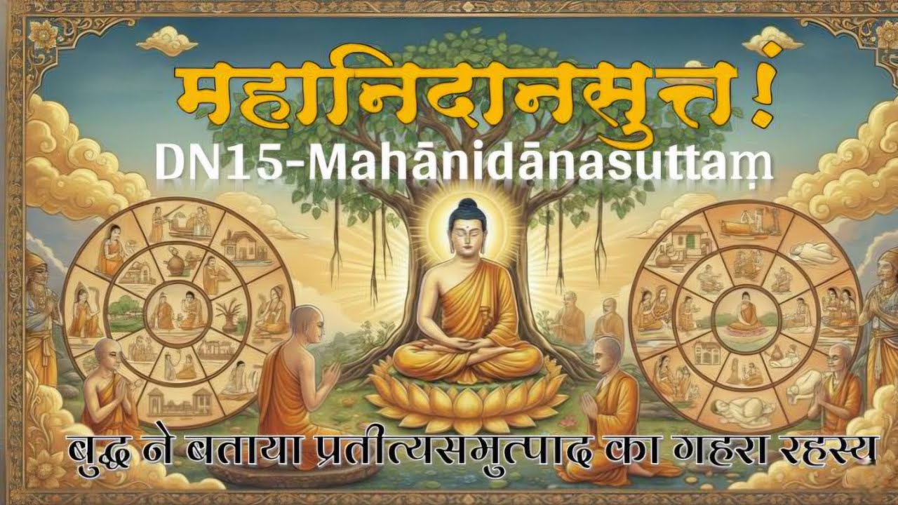 The Secret of Pratityasamutpada: Buddha's Most Profound Teaching (MahaNidan Sutta) in hindi ENG SUB