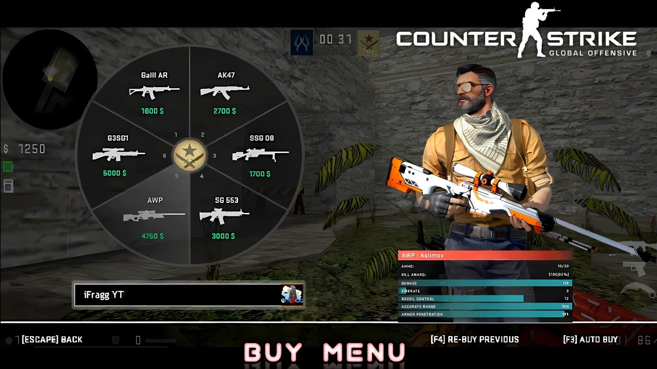 Buy Menu for CS1.6 Android | Leet Agent version | CSGO Mobile Fixed Buy Menu for CS1.6 Android