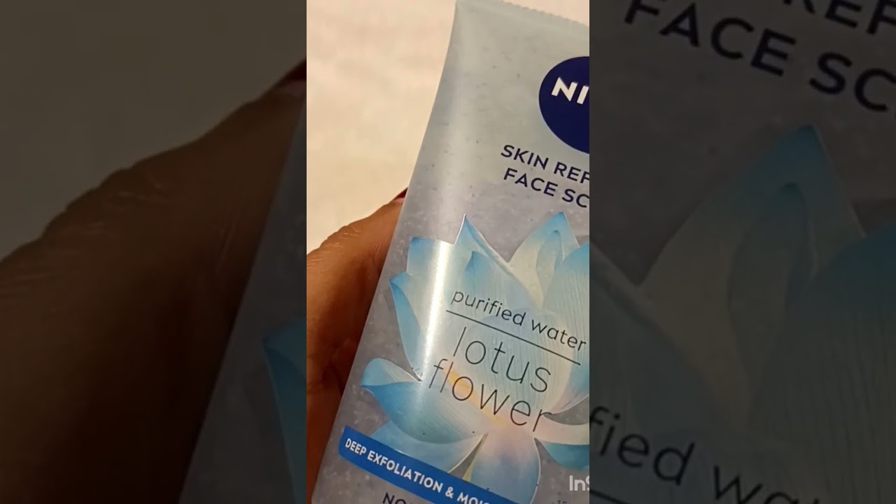 NIVEA face scrub #skincare #skincareroutine #beauty #makeup #youtubeshorts #facial #reels #product