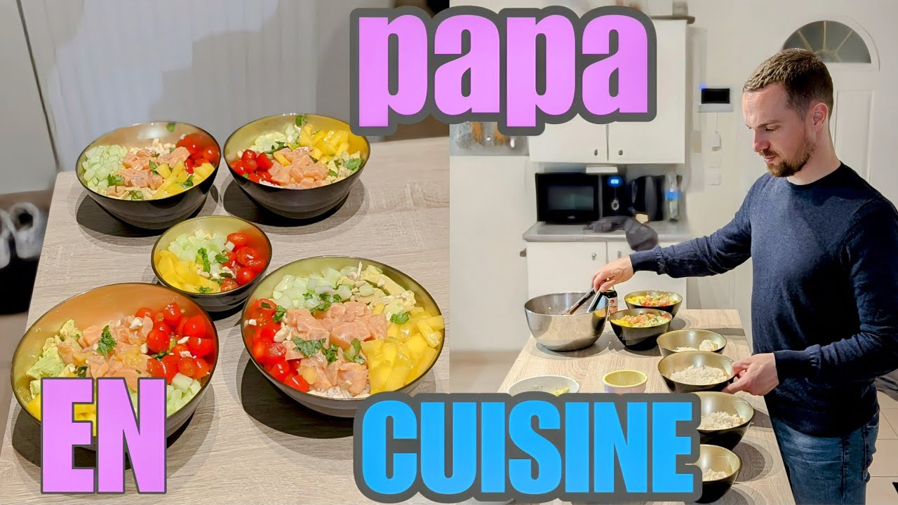 DAILY VLOG/ PAPA EN CUISINE/RECETTE FACILE ET RAPIDE