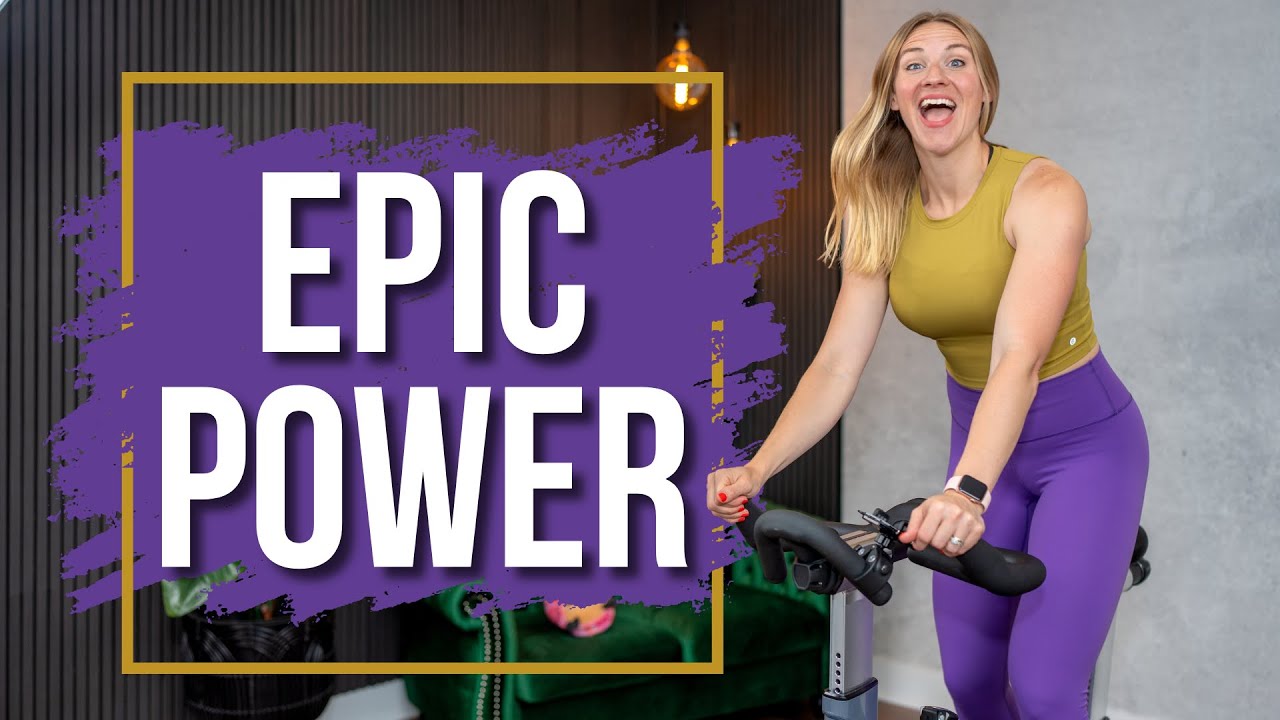 20-minute EPIC POWER Indoor Cycling Workout