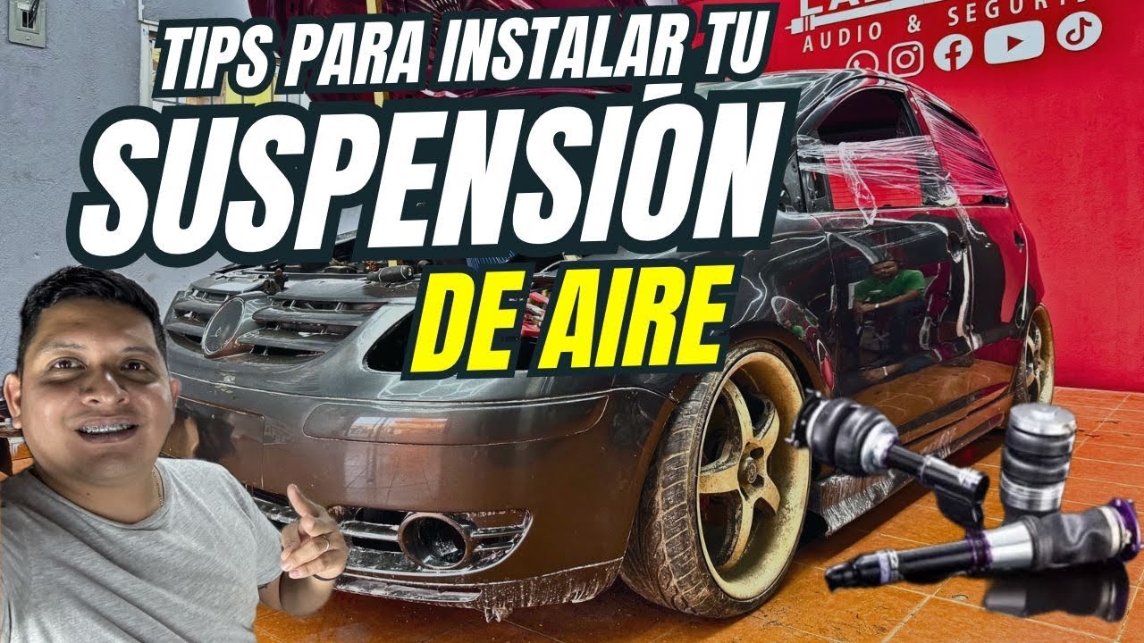 Instalar Suspensión de aire (como fijar bolsas y configurar control inalámbrico) | tutorial