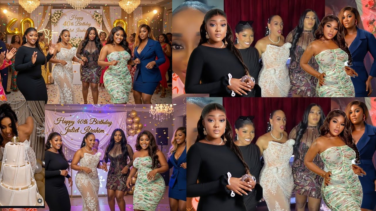Chizzy Alichi,Destiny Etiko,Ini Edo,Peggy ShowUp At Their Colleague Juliet Ibrahim 40 Birthday Party