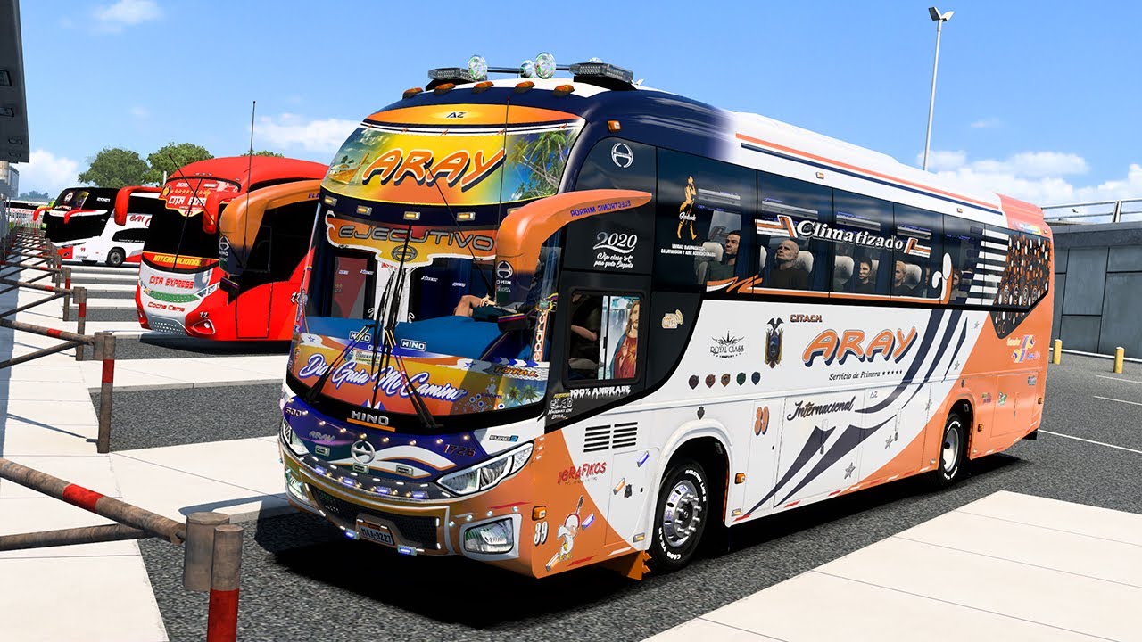 nos accidentamos en el bus aray reten de policía Ecuador Guayaquil mods ats