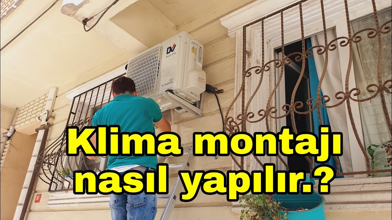 💥 Klima montajı nasıl yapılır.?