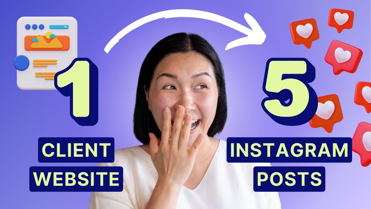 5 impactful Instagram posts you can create from a single client project