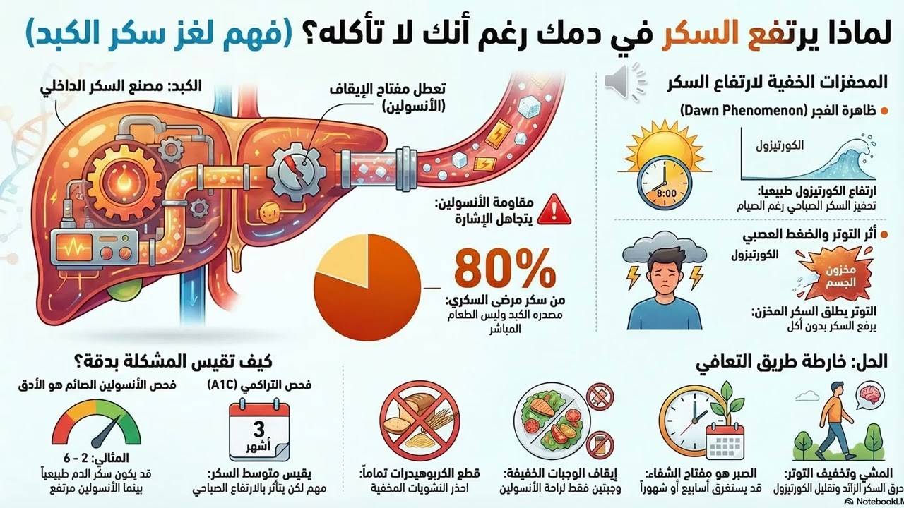 لماذا يرتفع_السكر وأنت لا تأكله؟