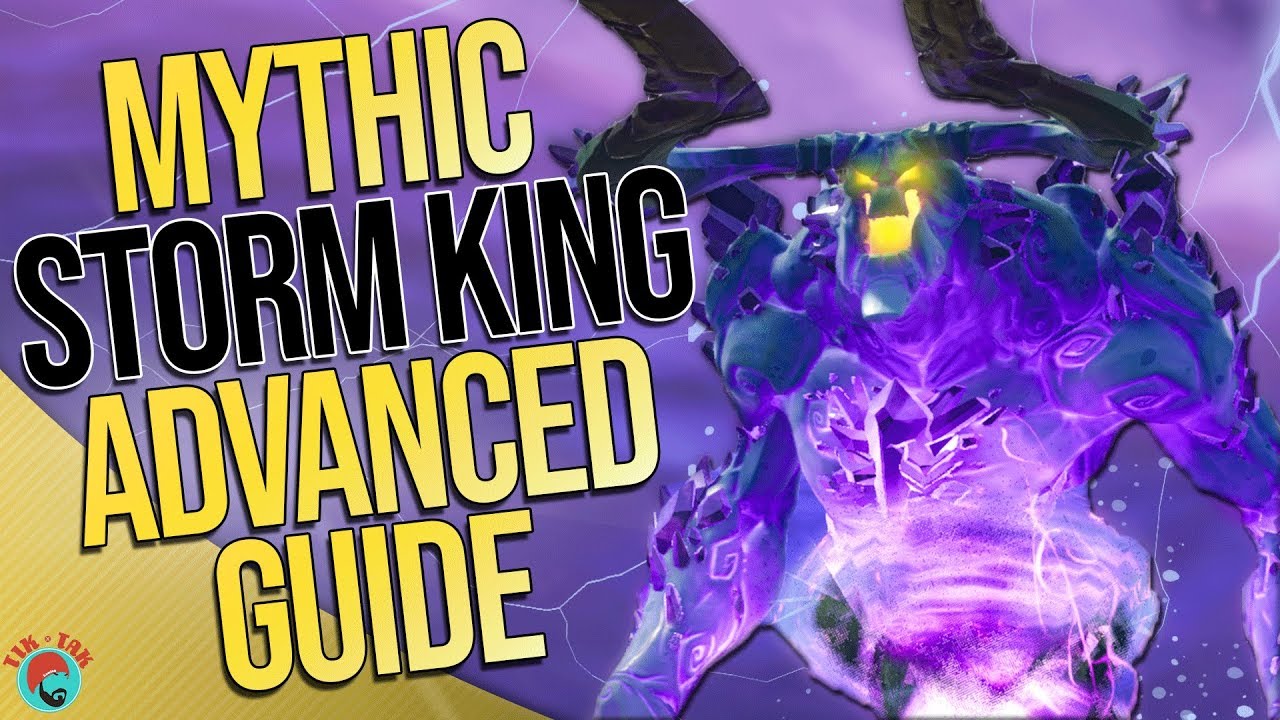 MYTHIC STORM KING ADVANCED GUIDE // Everything You NEED To Know! // Fortnite Save The World
