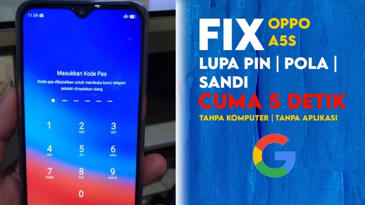 Oppo A5s ( CPH1909 ) Lupa Pin | Pola | Hard Reset Tanpa Pc Cuma 5 Detik