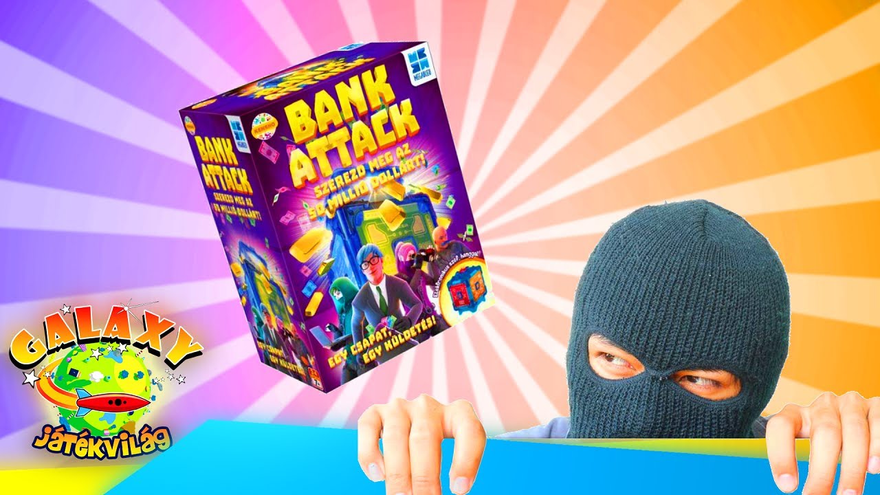 Bankot Raboltunk! - Bank Attack Társasjáték Bemutató