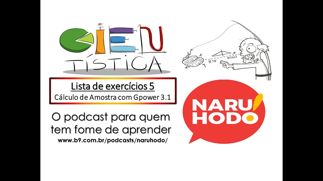 Cálculo de Amostra com GPower 3.1 - Aula Prática #5 (Módulo Básico)