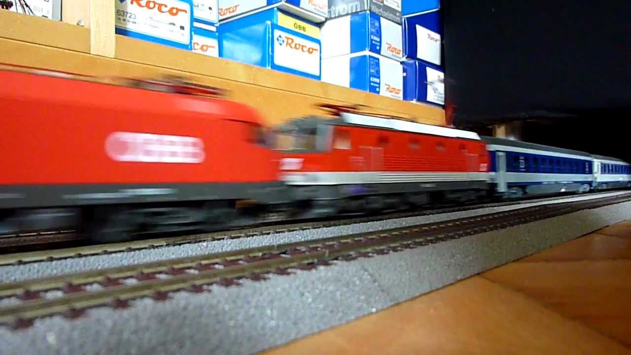 Roco &Ouml;BB 1116 + 1044 mit EuroNight 467 