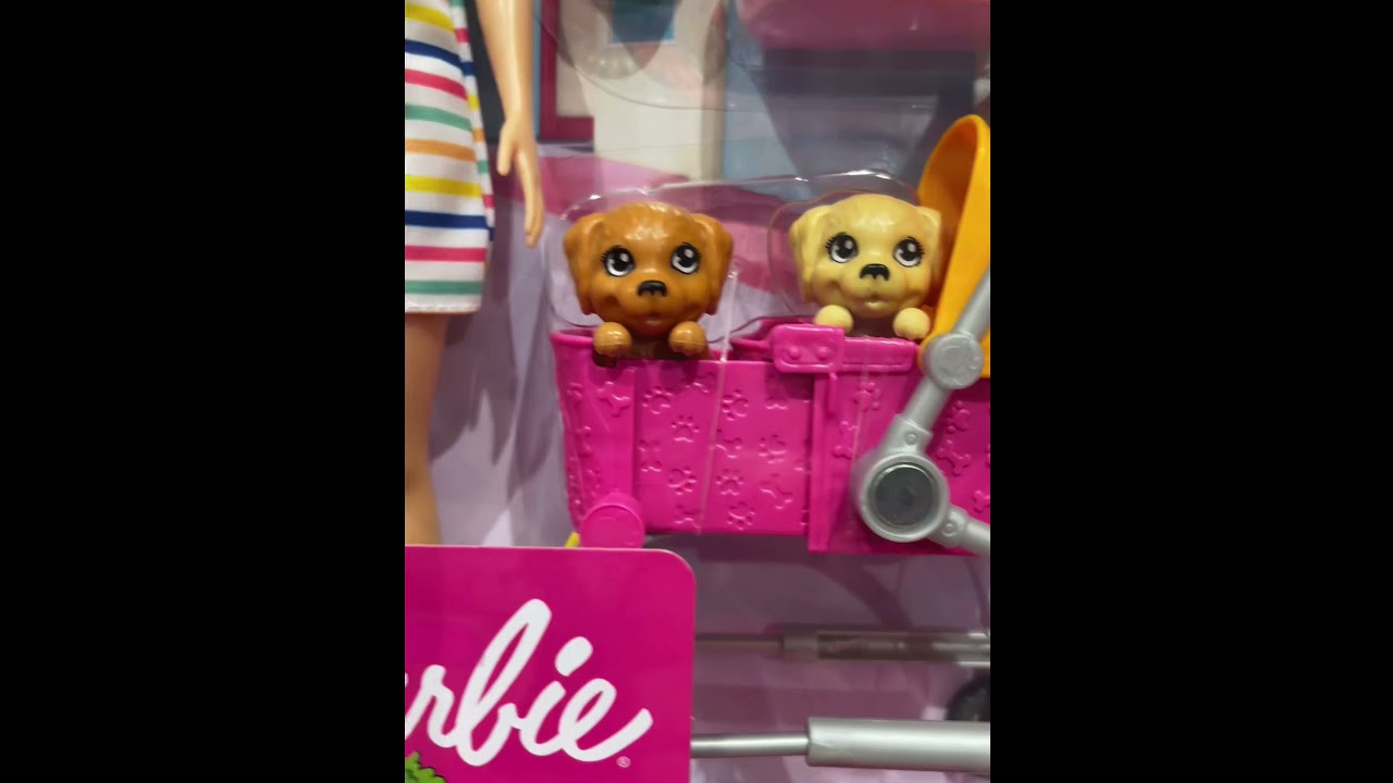 Barbie Stroll N Play Pups | Pretend Play 