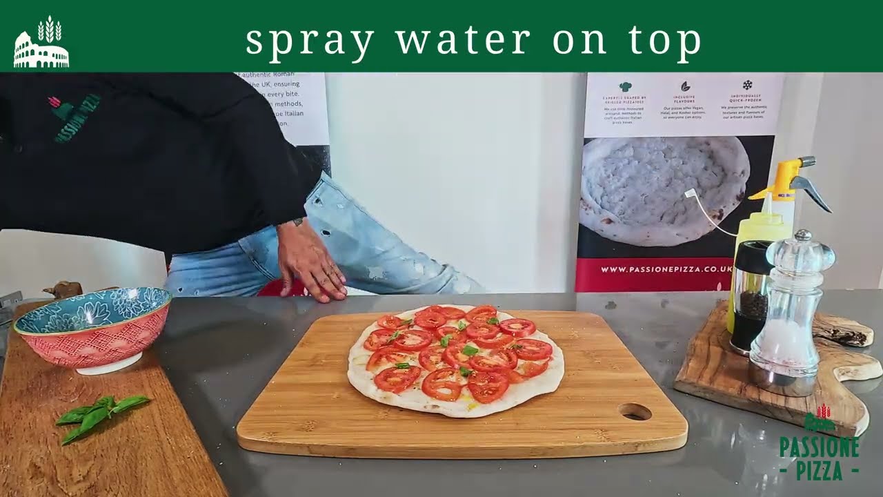 Pizza Tonda Romana    How to Make a White Pizza with 3 Tomatoes, Bufalo & Basil   Passione Pizza