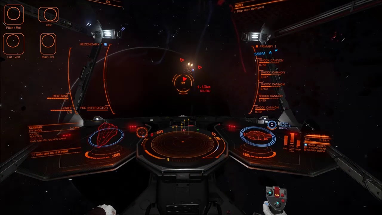 Elite Dangerous - Shock Cannon Demonstration