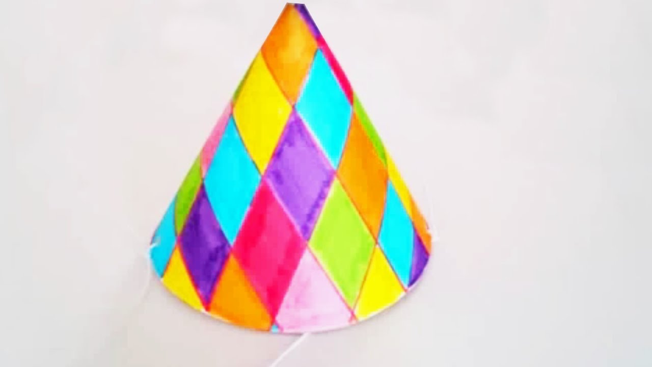 Tuto fabriquer un chapeau de Carnaval pour enfant.