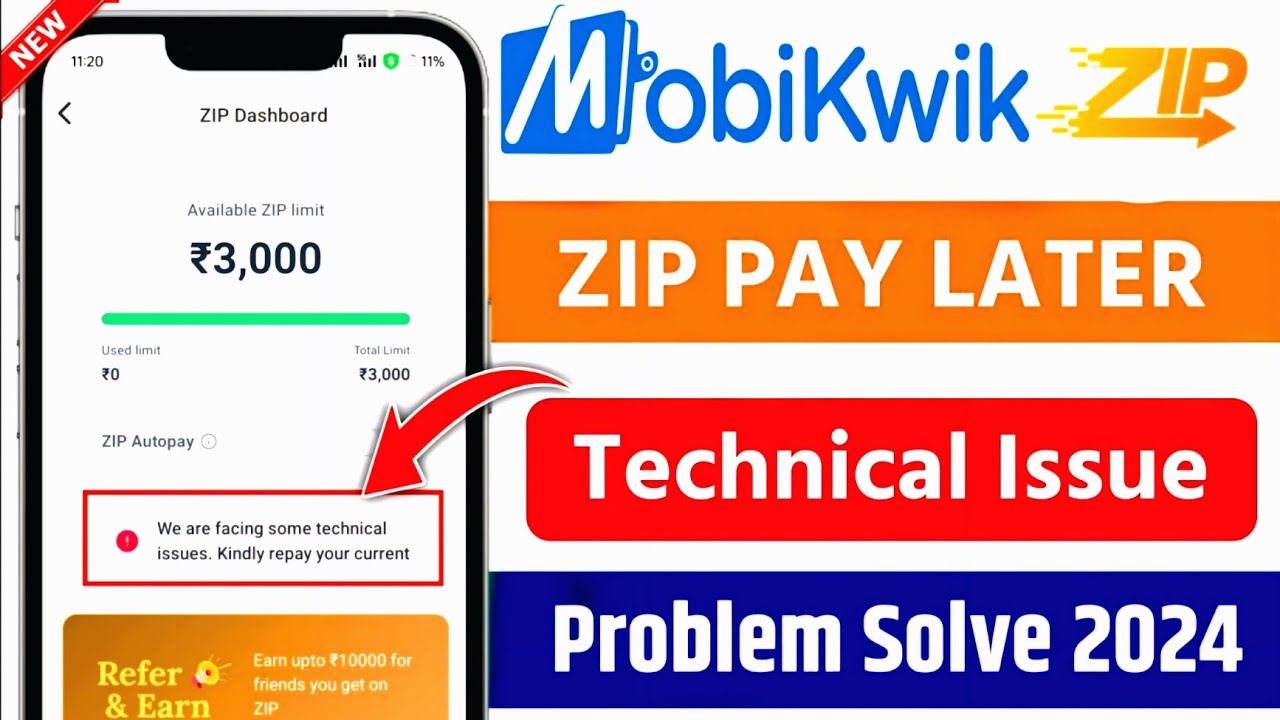 mobikwik zip temporarily unavailable | zip balance temporarily unavailable | mobikwik zip