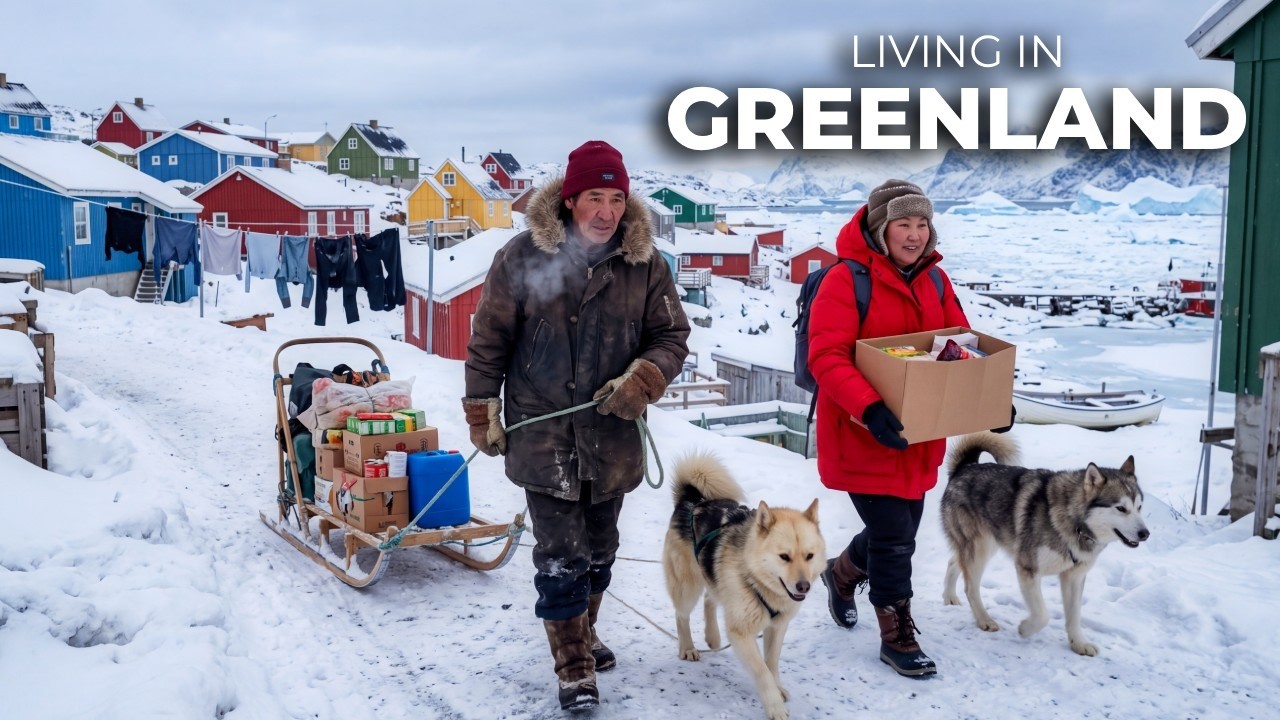 Living in Greenland | How People Live in the World's Largest Frozen Island | 4K