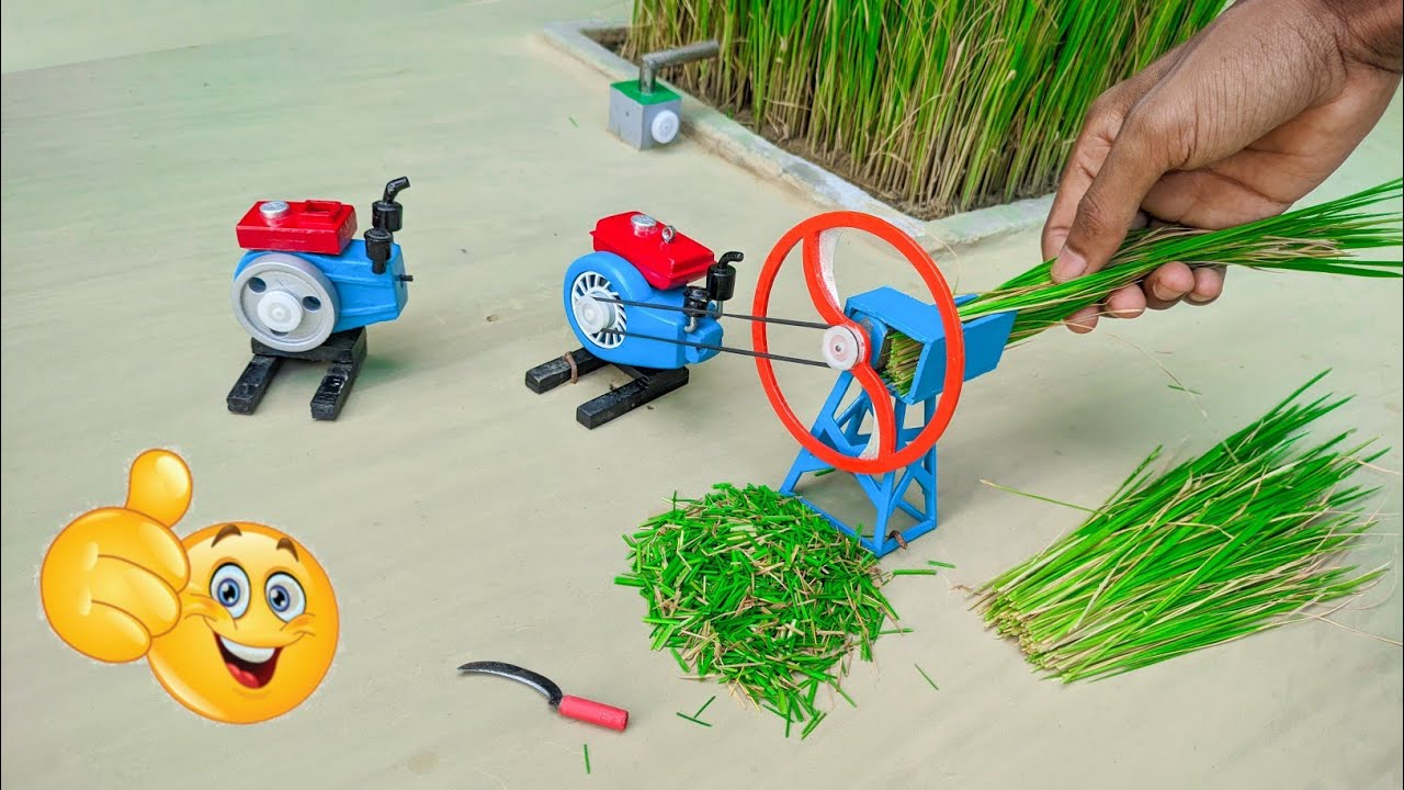 diy chaff cutter machine part 10 | mini tractor | Creator villa @Mr Minitopics