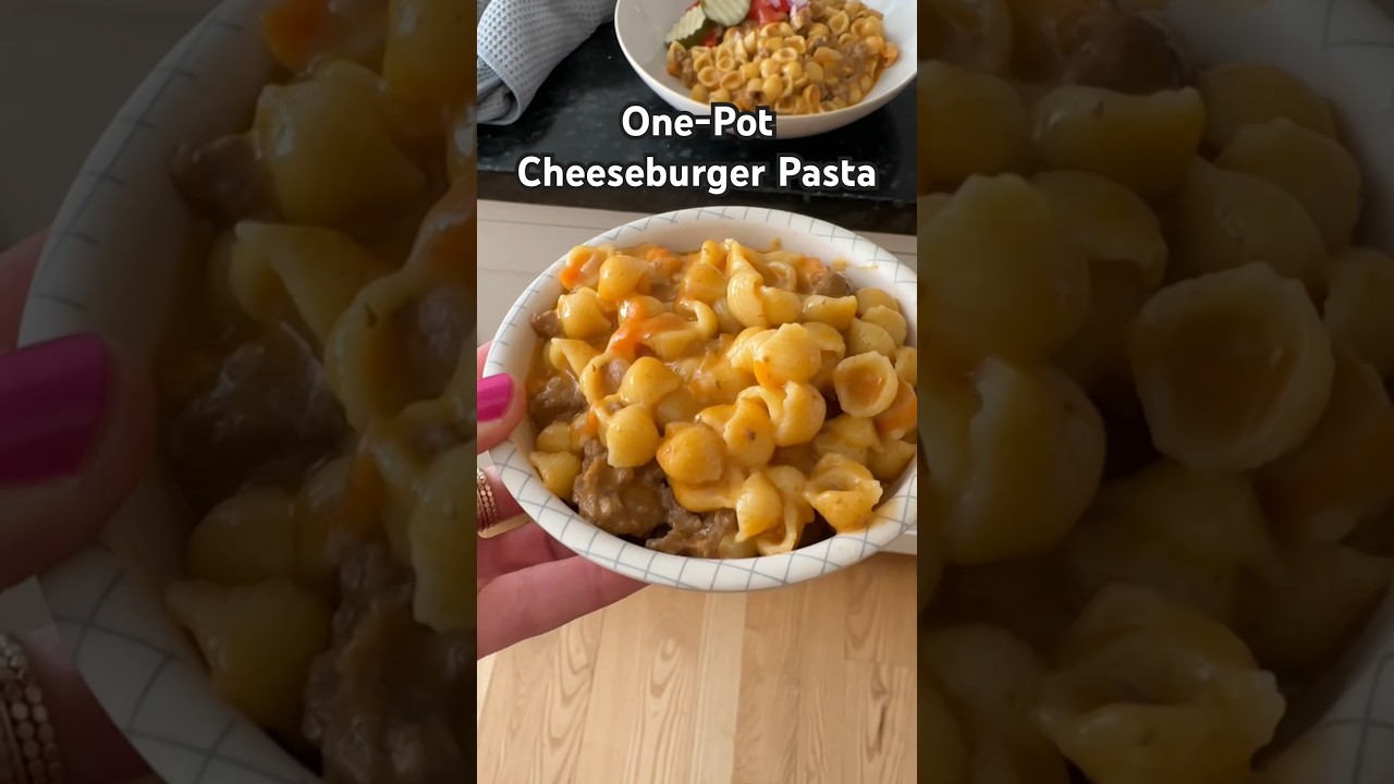 One-Pot Cheeseburger Pasta
