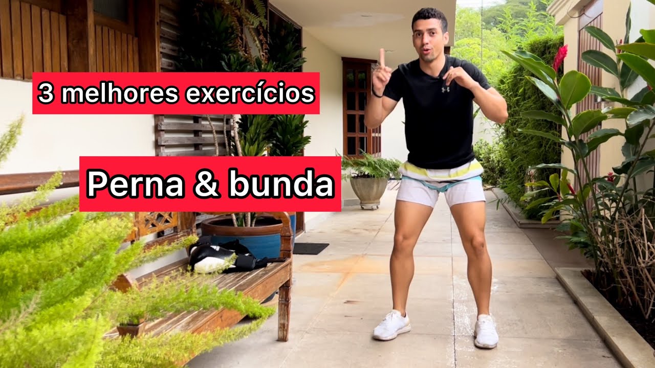 3 melhores exerc&iacute;cios para pernas e gl&uacute;teos