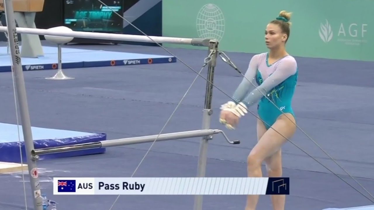 Ruby Pass (AUS) - Uneven Bars Final - Baku World Cup 2023