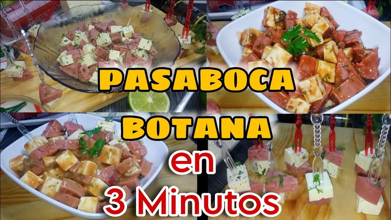#Pasabocas F&aacute;ciles y R&aacute;pido ✅ Haz #PASAPALOS econ&oacute;micos #Botanas para fiestas de adultos #piqueos