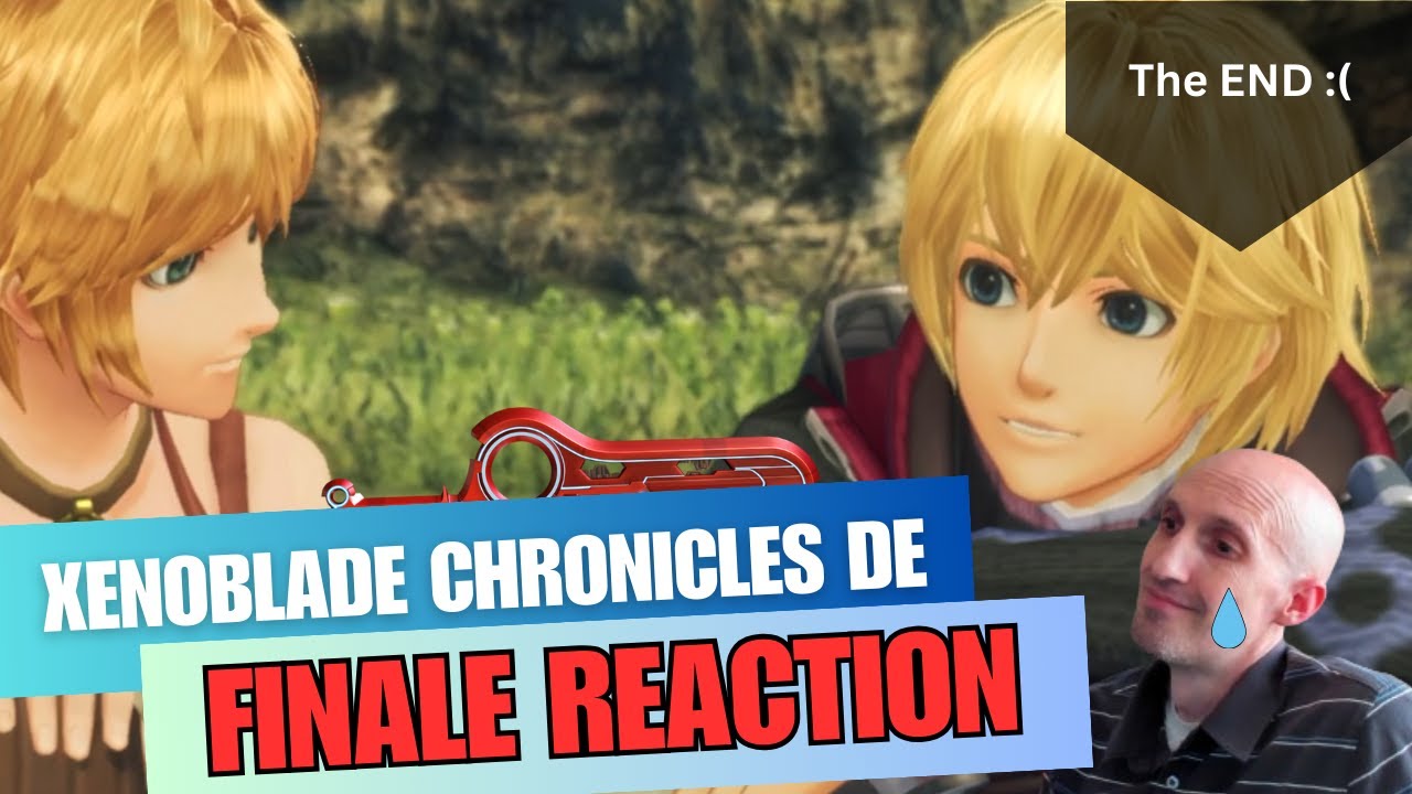 My blind Reaction to the ending of Xenoblade Chronicles DE!