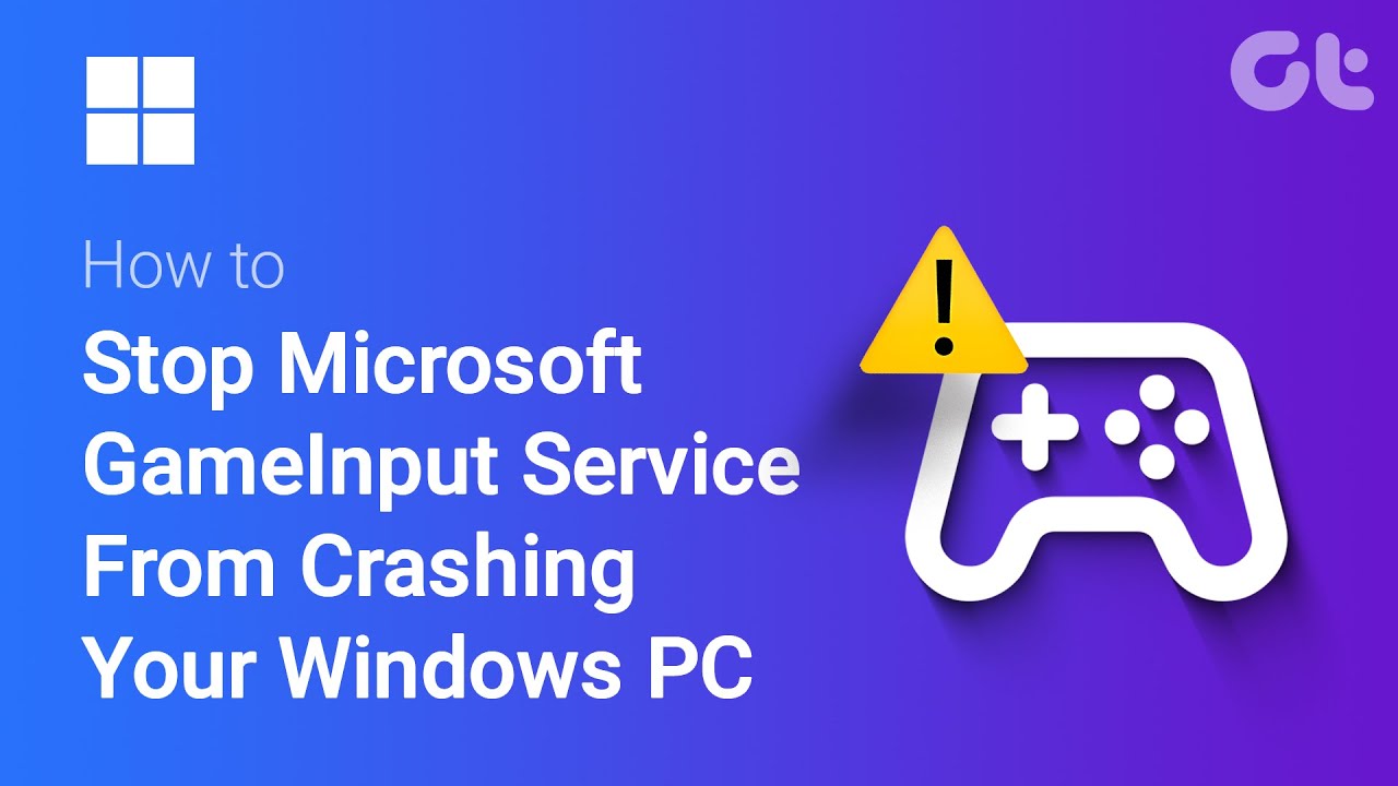 Как предотвратить сбой Microsoft GameInput или игровой службы на компьютере с Windows | Guiding Tech