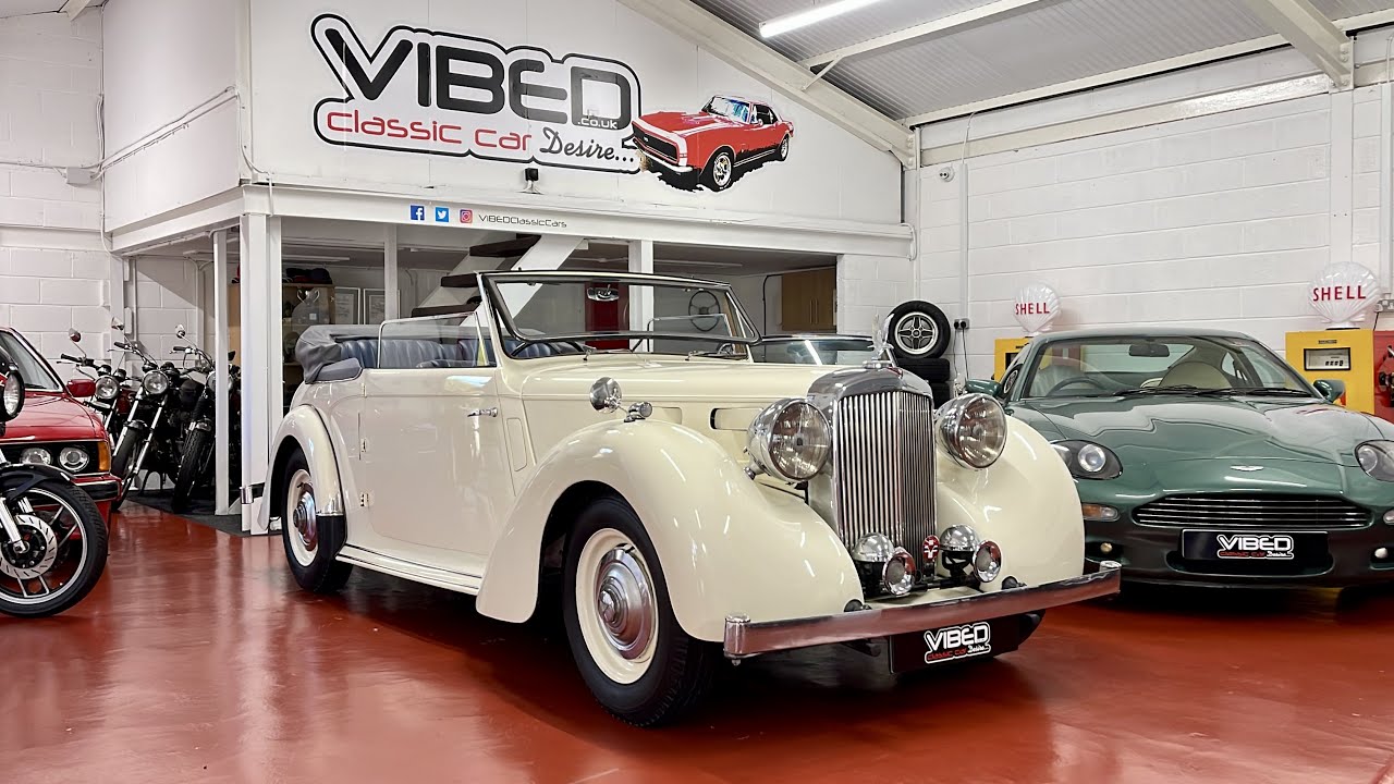 Alvis TA14 Carbodies DHC 1948 Older Photographic Restoration a Lovely Example - NOW SOLD!