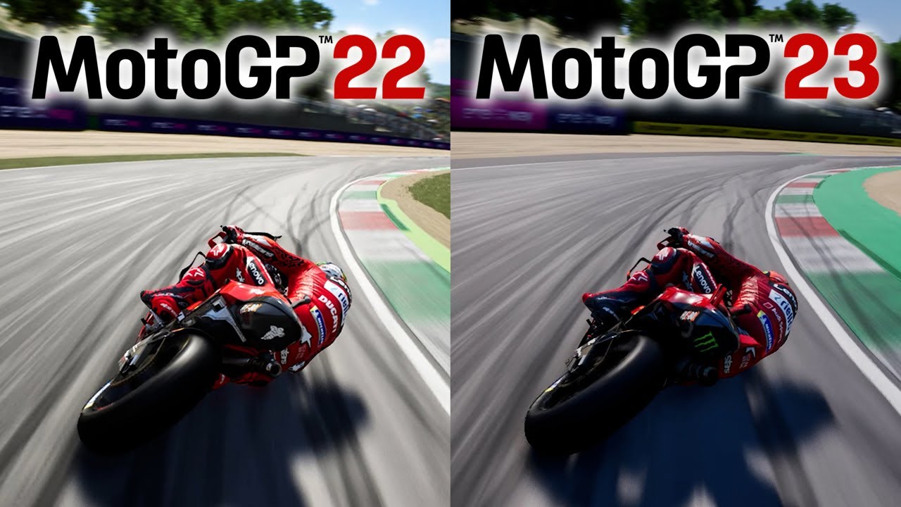 MotoGP 22 vs MotoGP 23 | Direct Comparison